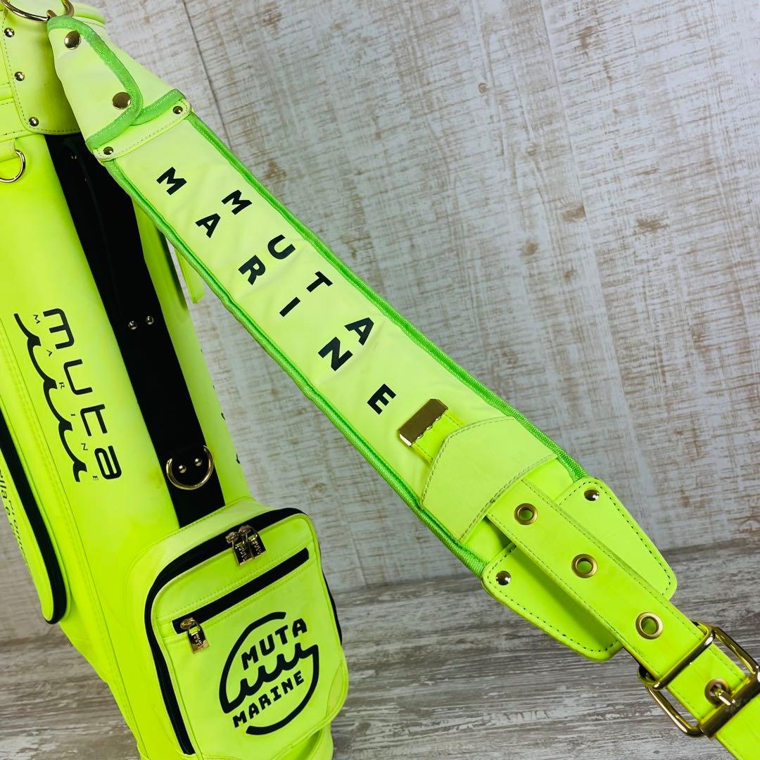 MUTA MARINE GOLF ムータマリン ゴルフ　キャディバッグ　イエロー