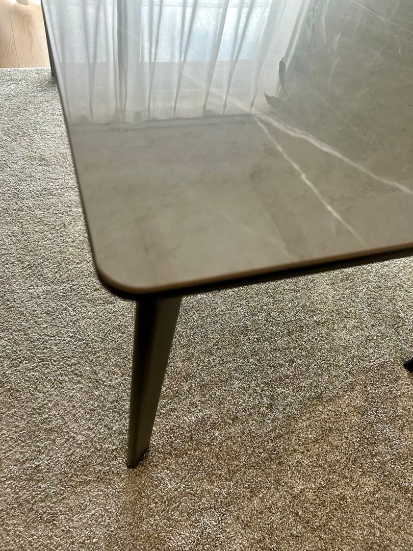 【即購入OK⭕パブ】大理石調ダイニングテーブル