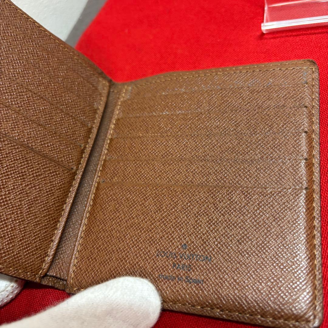必見 Louis Vuitton 二つ折り財布 モノグラム M60929