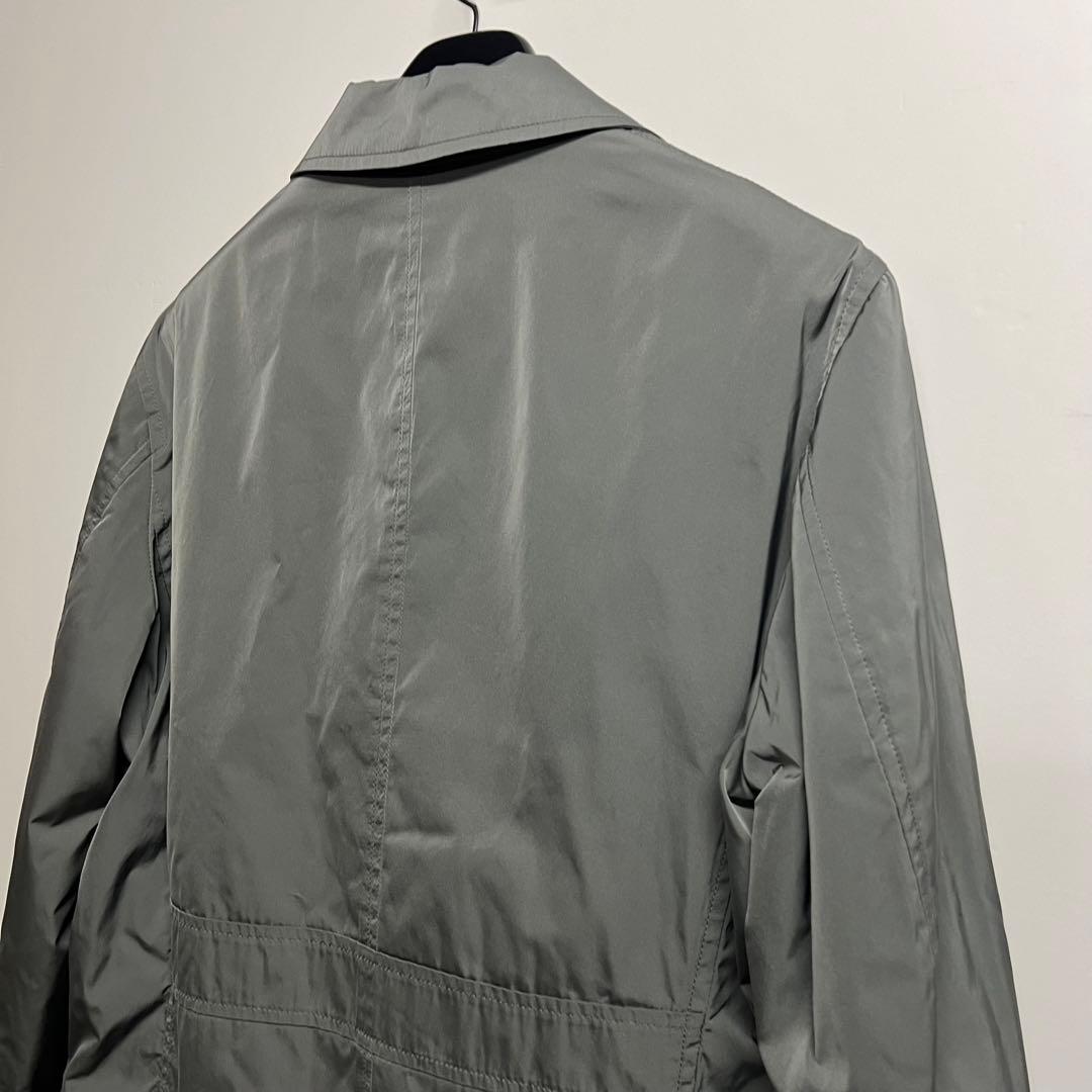 【新品未使用品】アクアラマ コート ポリ100% 50 グレー 春秋冬