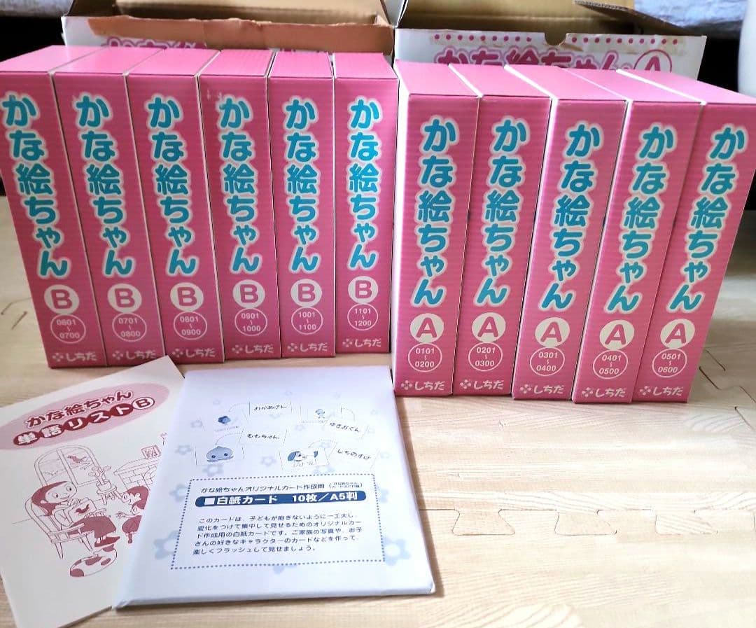 【REN】かな絵ちゃん Aセット Bセット しちだ式　七田式