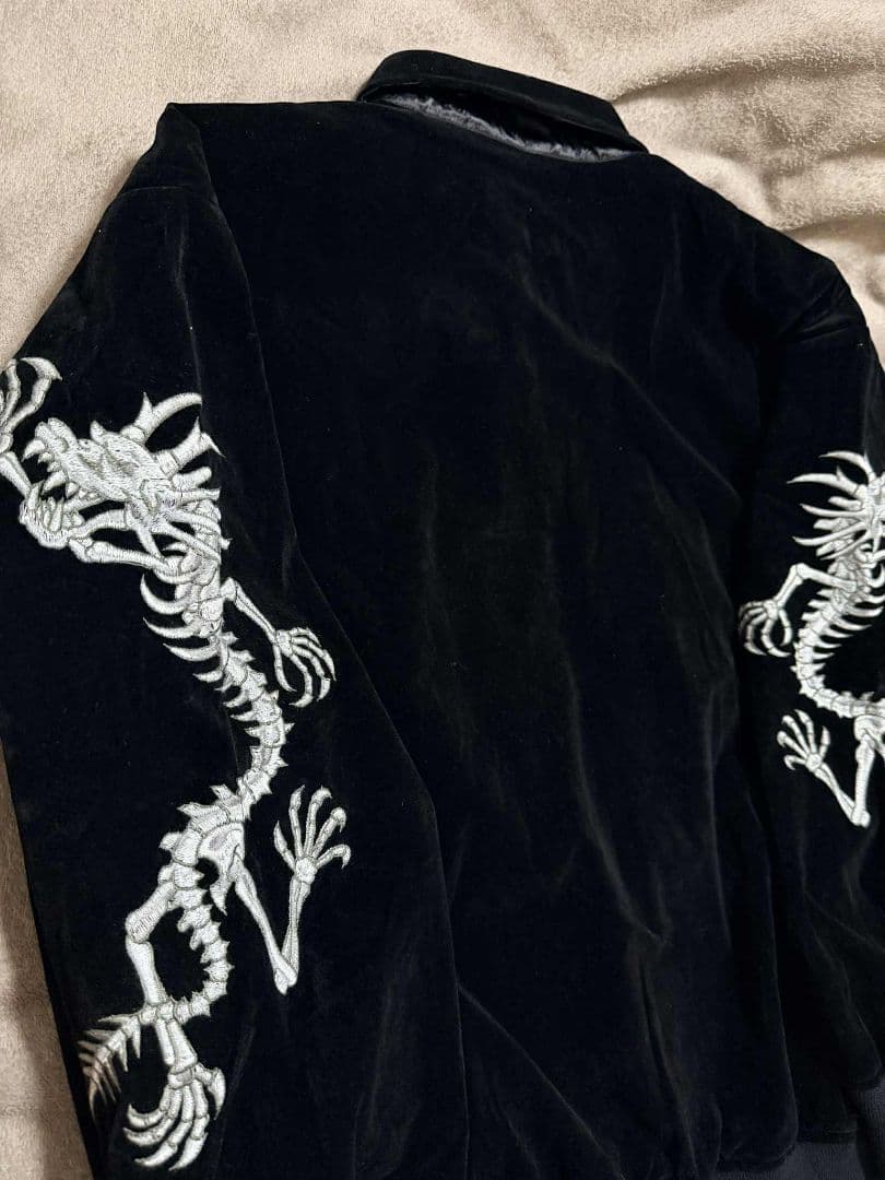 ドラゴン縫取 未使用 別珍 龍 スカジャン unisex 美品 vintage