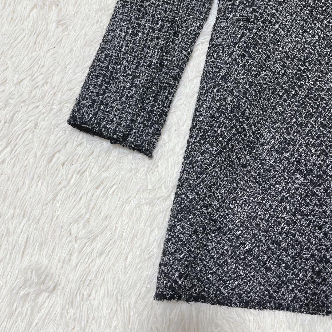 Theory チェスターコート　ツイード　ダブルブレスト