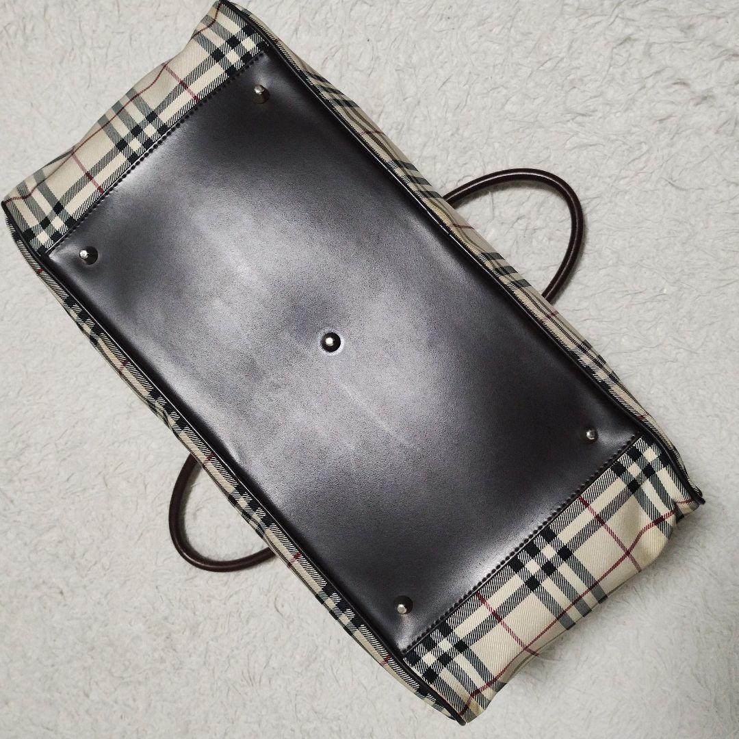 【美品】大容量 BURBERRY バーバリー ボストンバッグ ノバチェック