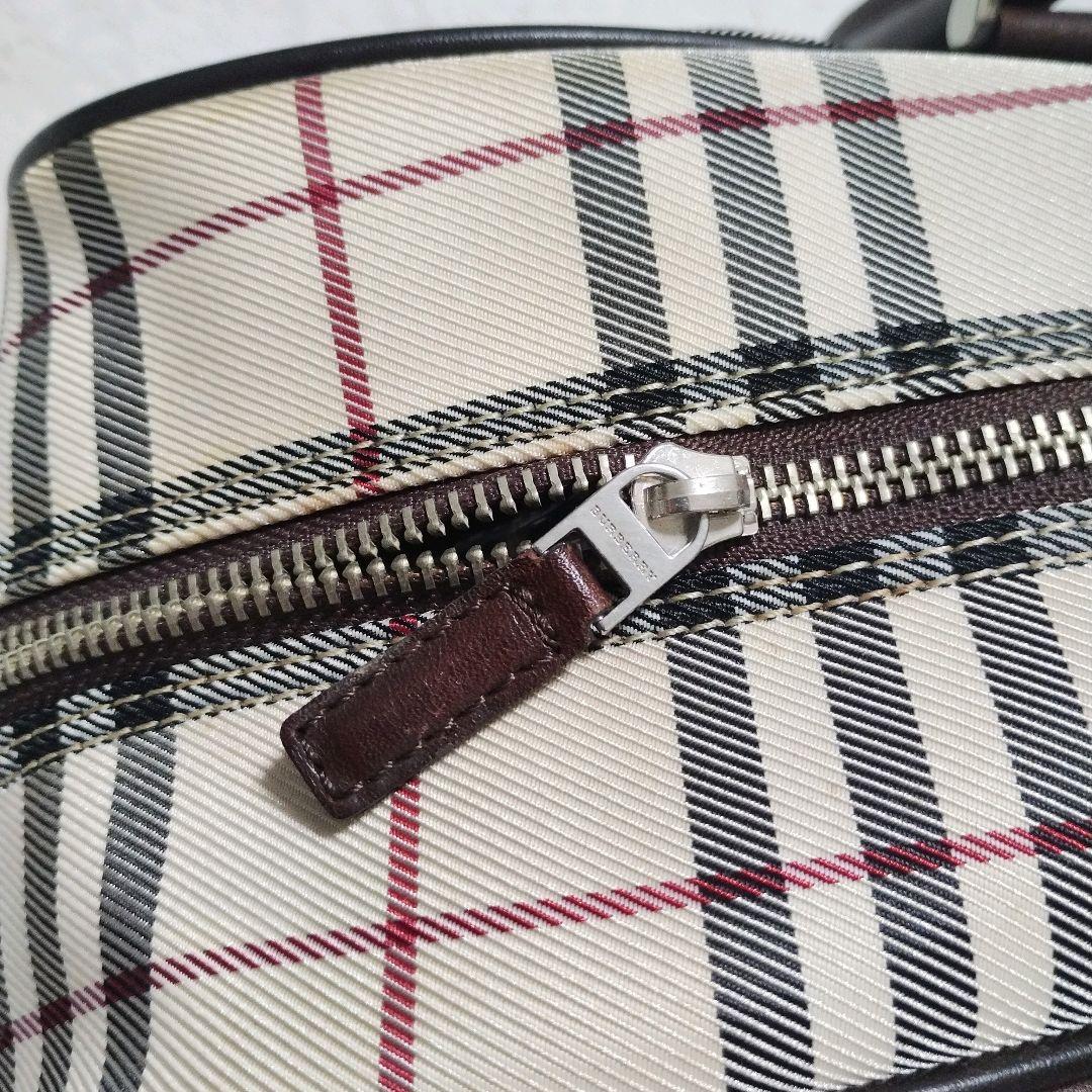 【美品】大容量 BURBERRY バーバリー ボストンバッグ ノバチェック