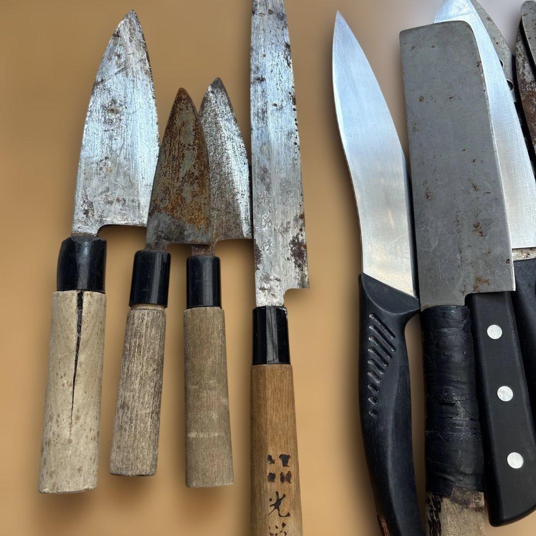 包丁セット 13本 ステンレス鋼製 ①