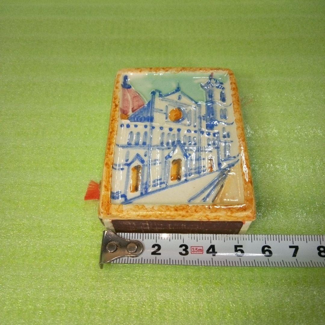 サンタ・マリア・デル・フィオーレ大聖堂をモチーフにしたと思われるマッチ箱　レトロ