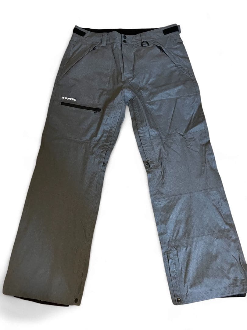 BONFIRE スノーボードウェア 上下セットL/G グレー