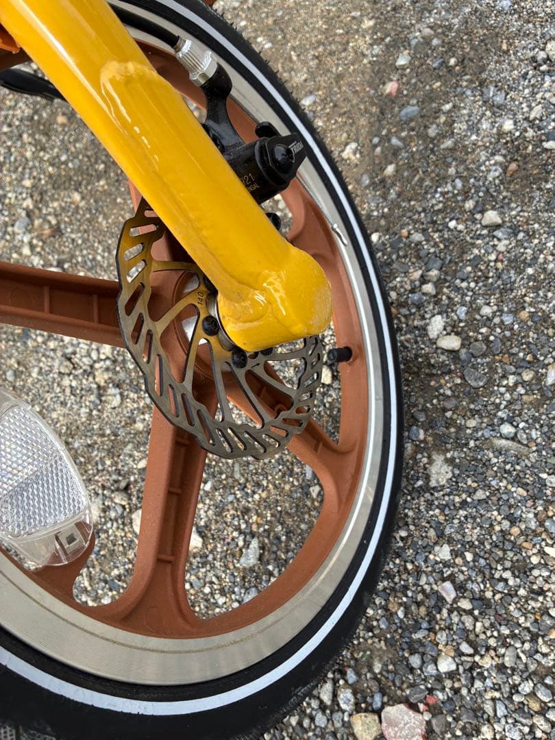 送料込　ストライダ　自転車　イエロー　美品　strida5