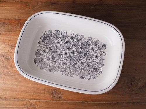 ARABIAアラビアKrokusクロッカス/キャセロール/大皿/北欧ヴィンテージ