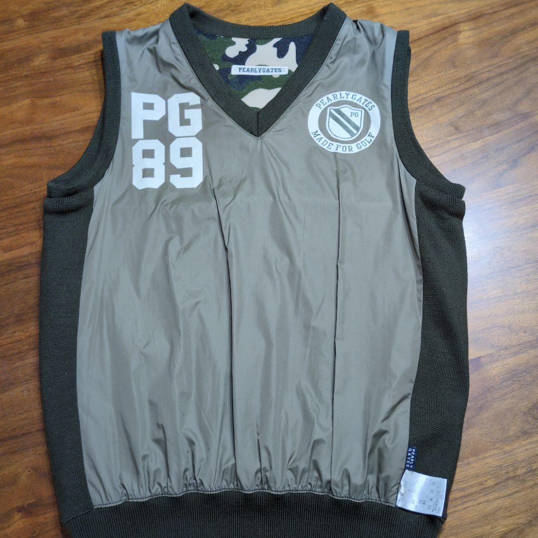 パーリーゲイツのリバーシブルベスト