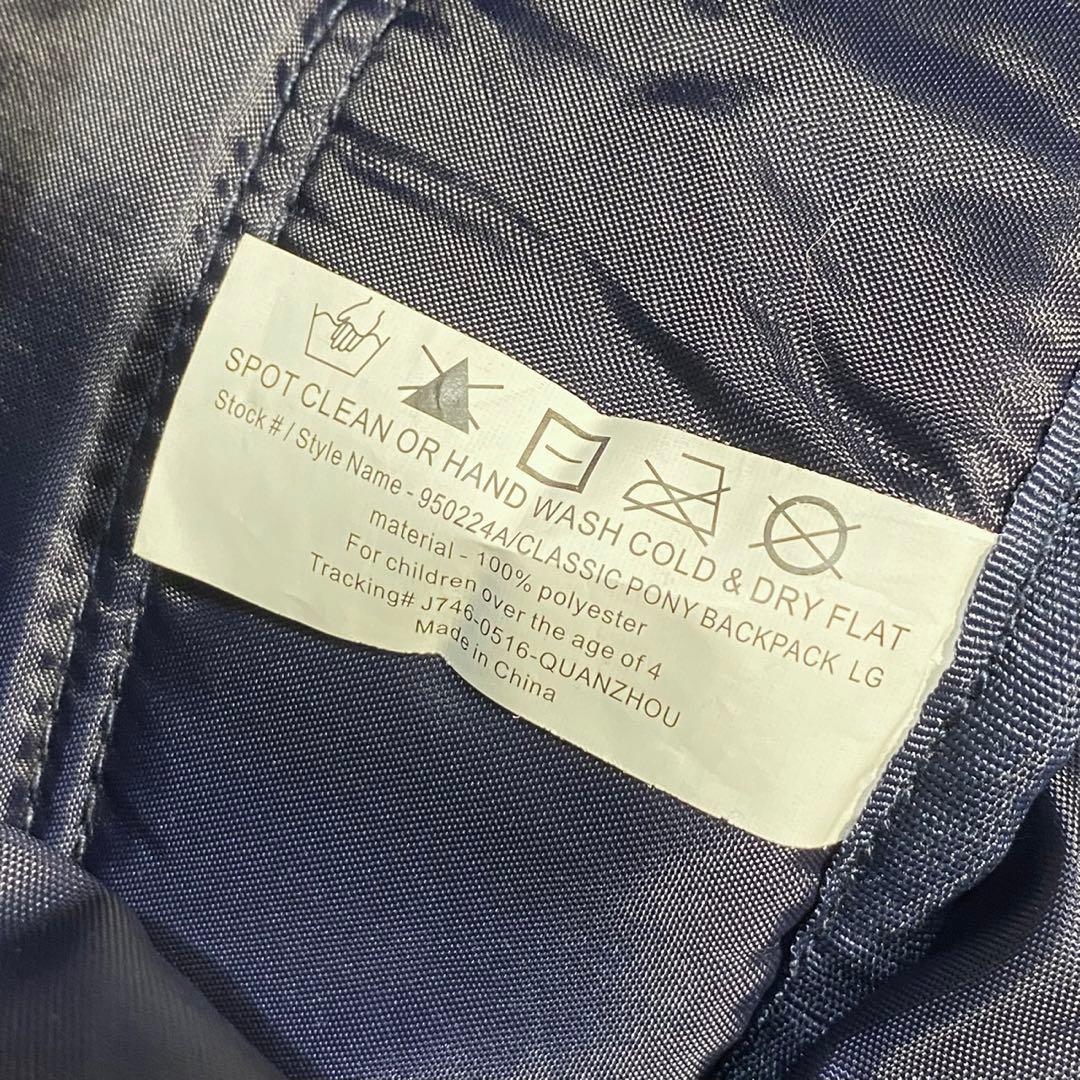 ポロラルフローレン　男女兼用　リュック　デイバッグ　バックパック　ロゴ刺繍