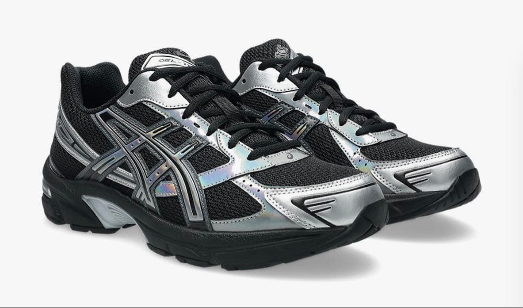 靴 asics GEL-1130 BLACK/PURE SILVER