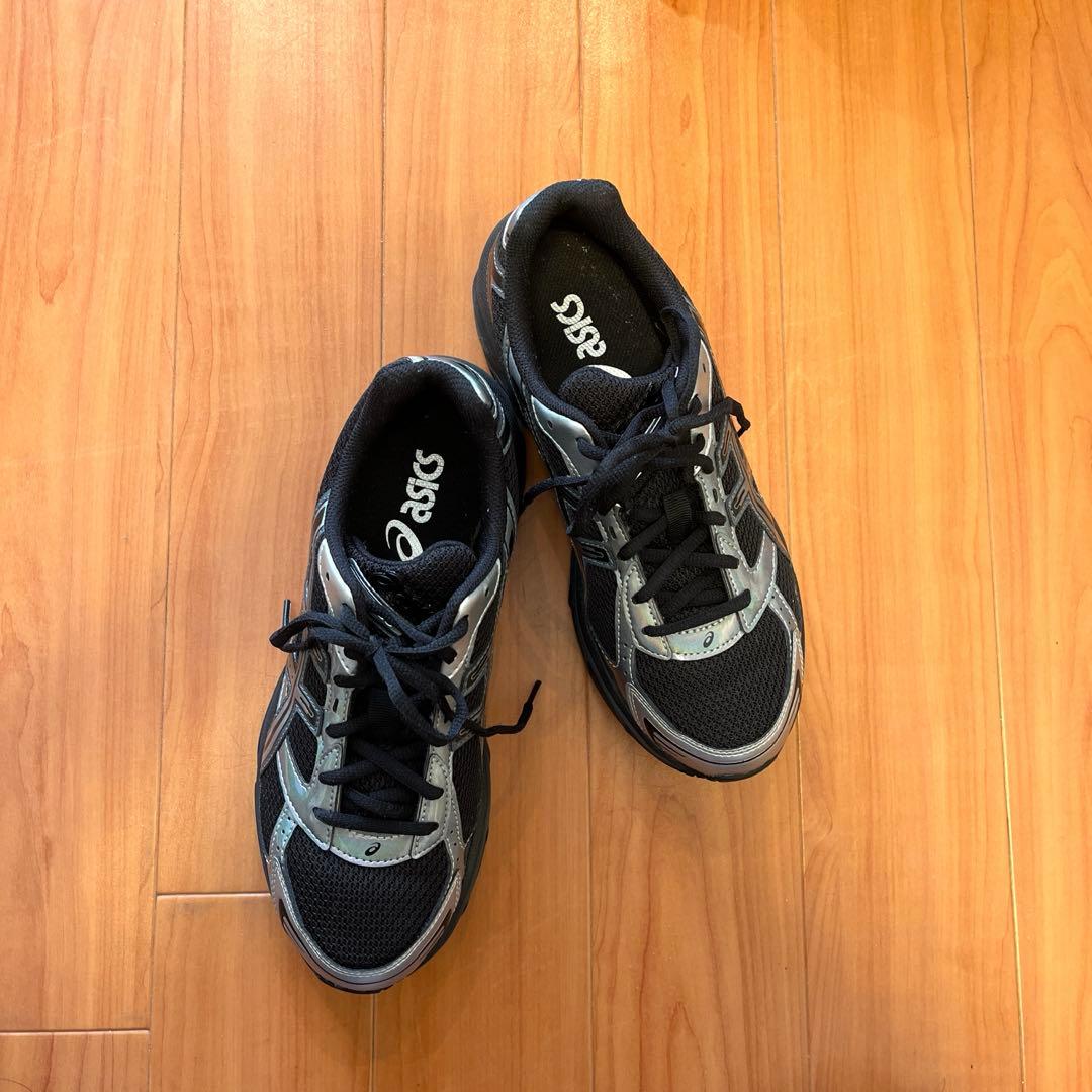 靴 asics GEL-1130 BLACK/PURE SILVER