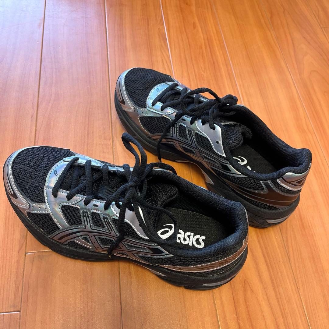 靴 asics GEL-1130 BLACK/PURE SILVER