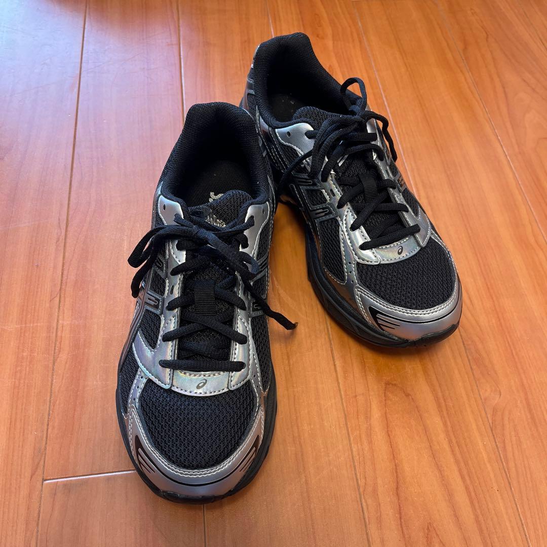 靴 asics GEL-1130 BLACK/PURE SILVER