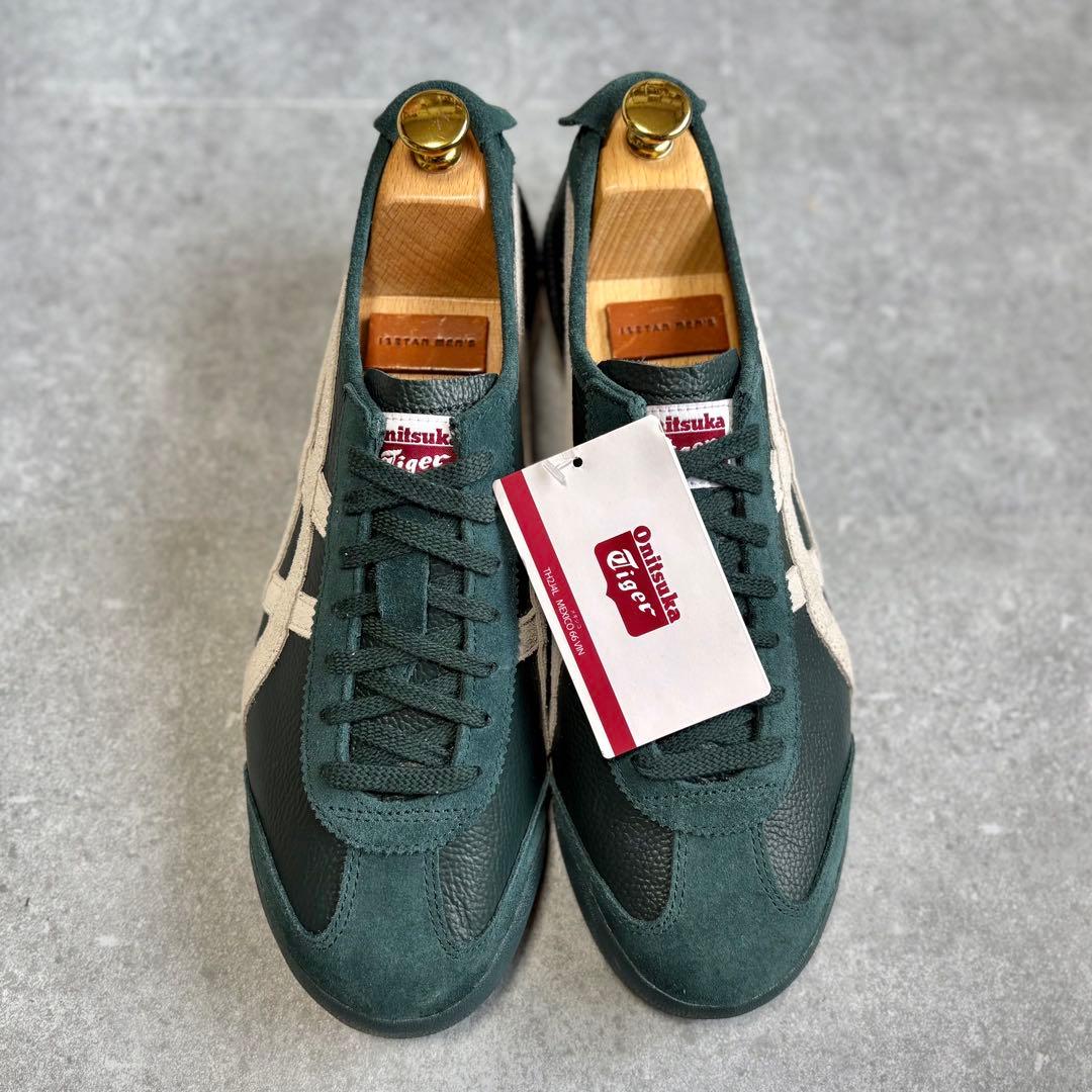 【新品未使用品】オニツカタイガー メキシコ66 スニーカー シボ革 28cm
