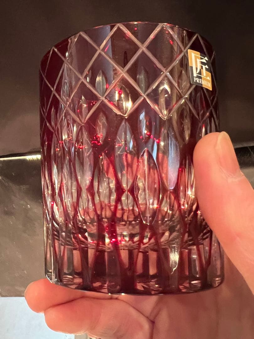 売約済み　TK-394-395 切子玉響オールドペア　トーフク