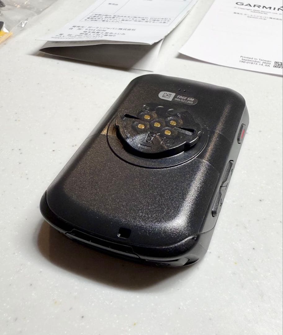 GARMIN EDGE530サイクルコンピューター本体（ハートレートセンサー付）