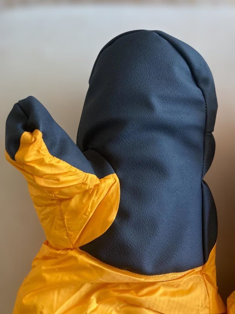 大*ん様 mont-bell イエロー　ダウンミトングローブ　ウィンドストッパー