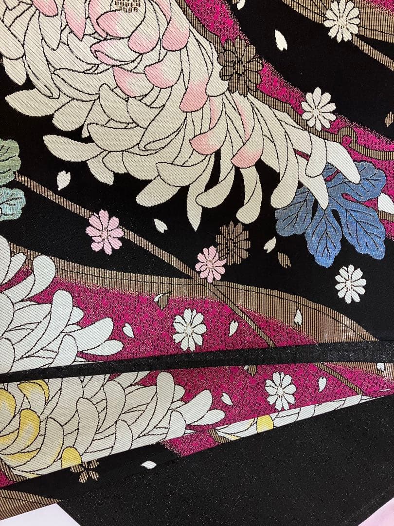 お値下げ 振袖フルセット シックな焦茶 ブラウン 成人式 結婚式 袋帯