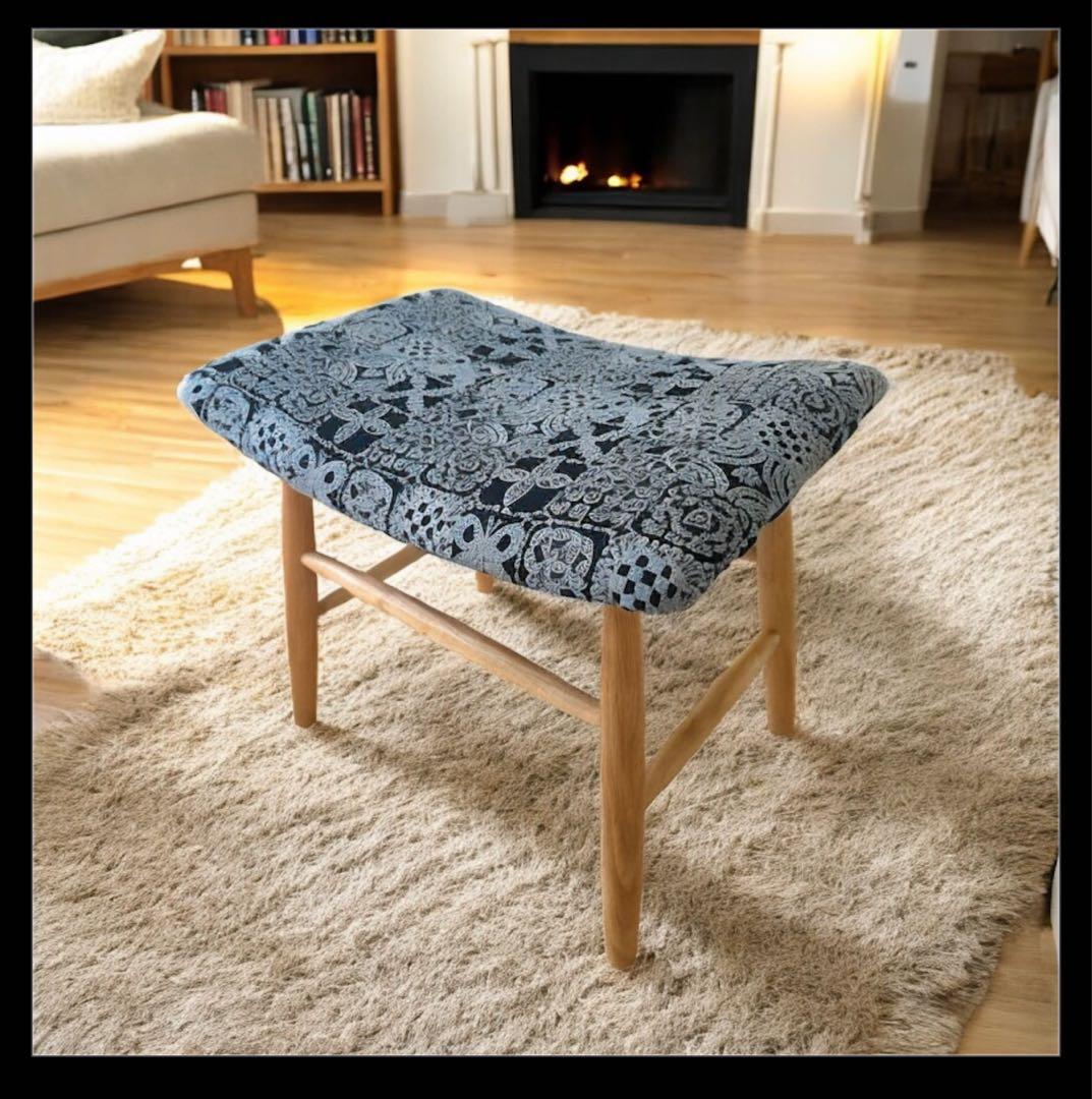 ミナペルホネン使用スツール　イス　椅子　オットマン　家具　インテリア送料無料