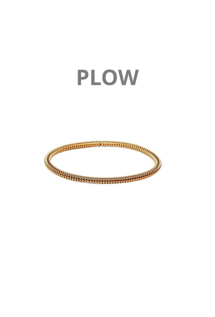 新作★新品未使用★PLOW ブレスレット★Spring BraceletGold