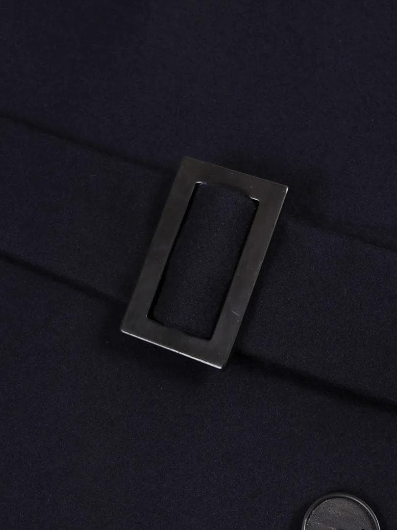 HEVO GALATONE ダブルブレスト コート 黒 48