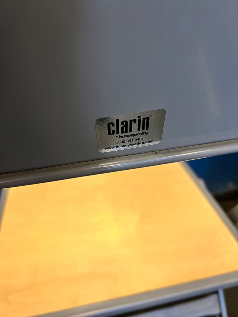 12/16迄送料込clarin クラリン ウッドシート フォールディングチェア1