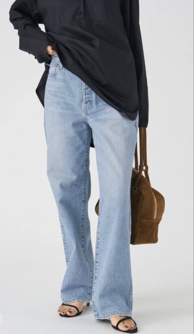 upper hights THE CECILIE ルーズストレートデニム