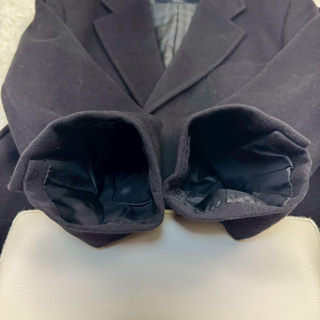 希少✨バーバリーロンドン カシミヤ アンゴラ チェスターコート 比翼 Mサイズ