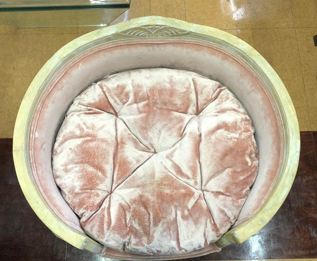 オランダ卿ルーピンク ベルベット ペット ベッドスイート ピンク