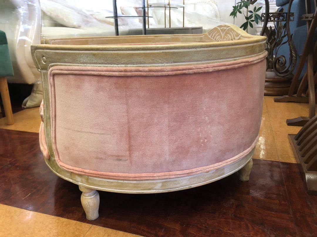 オランダ卿ルーピンク ベルベット ペット ベッドスイート ピンク