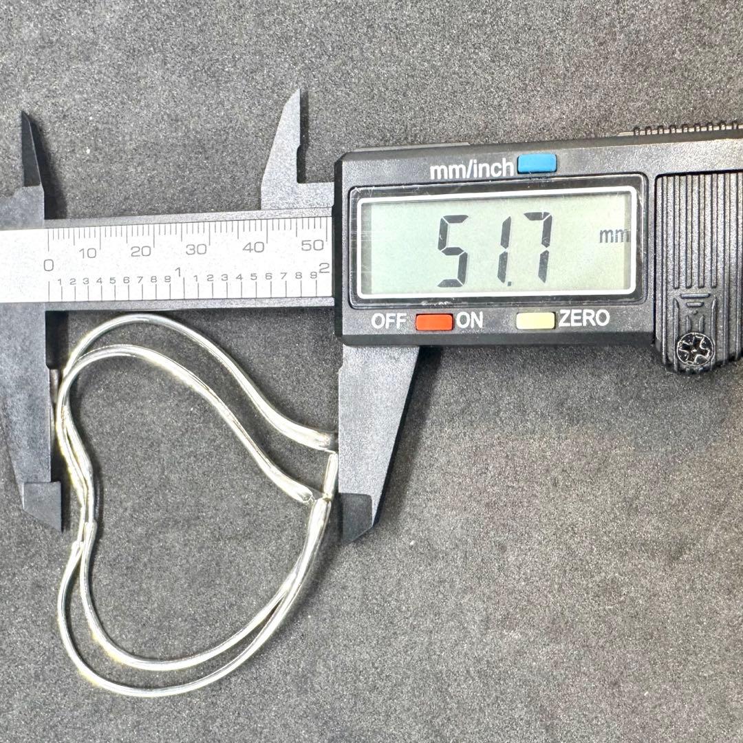 k*i様 オープンハート フープ ピアス ラージ L 銀　ティファニー