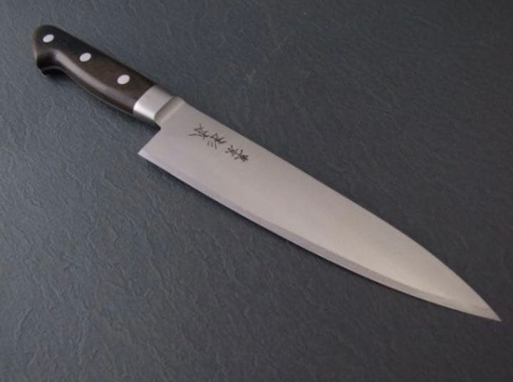 東京杉本　牛刀　330ミリ　炭素鋼　　ツバ付き最上品