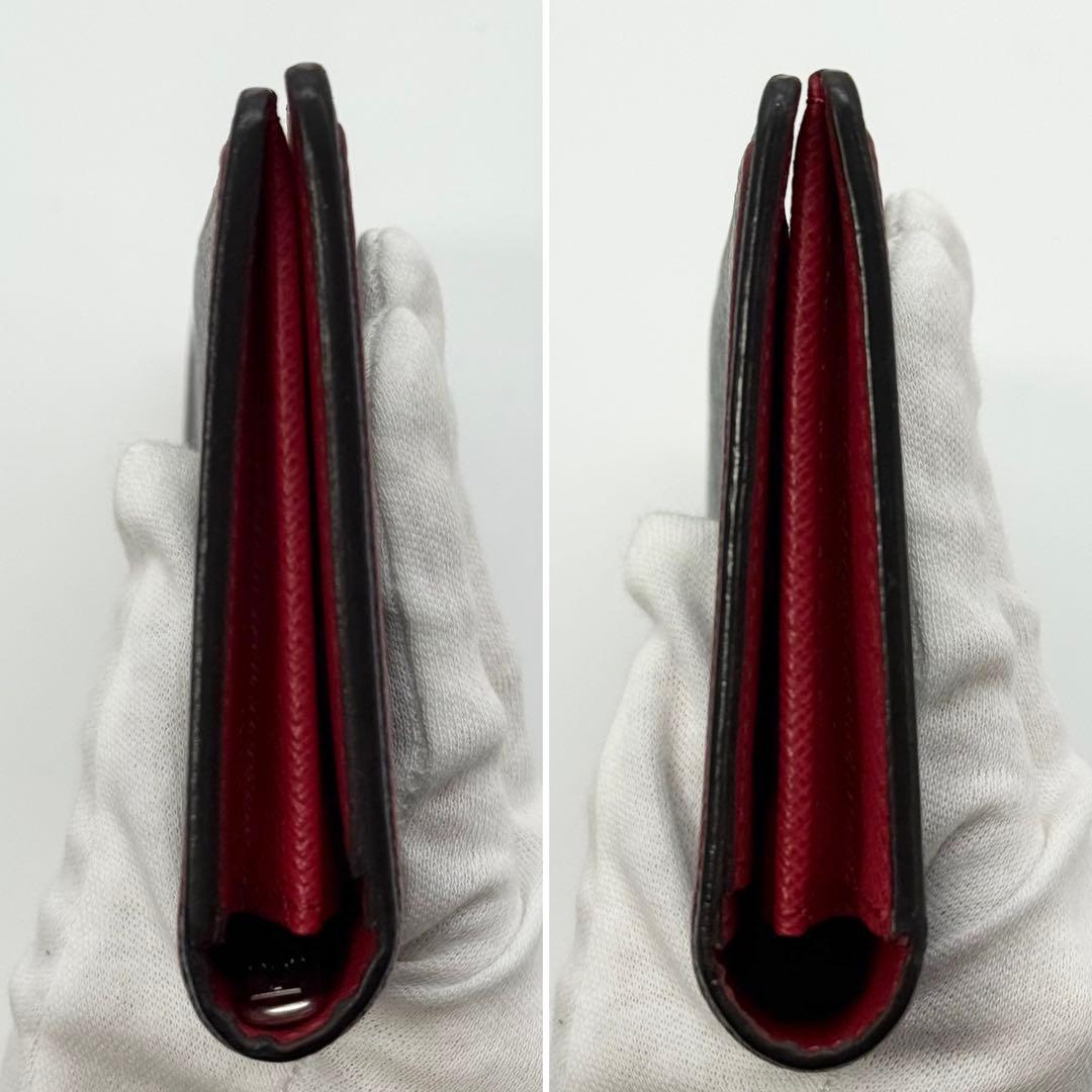 極美品IC内蔵✨ルイヴィトン タイガ ポルトフォイユブラザ 長財布 ネイビー×赤