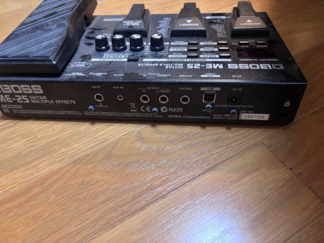BOSS ME-25 ギターマルチエフェクター