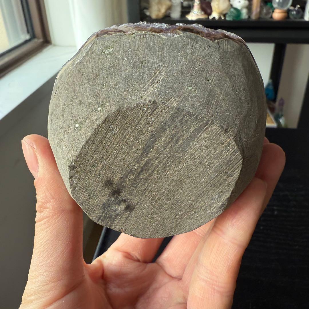 天然石アメジストの原石　置物NO.012905