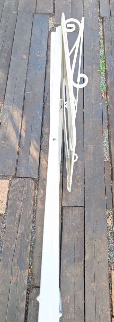 ウォッシュスタンド　アンティーク　レトロ　洗面台 折り畳み　ボウル・蓋付き　白