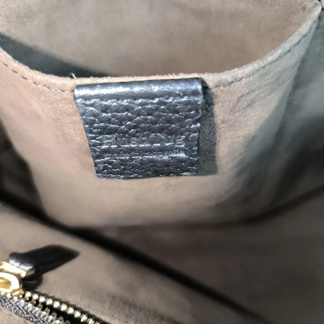 ✨美品✨ ハッシュタグ トートバッグ レザー シボ革 A4 肩掛け 黒