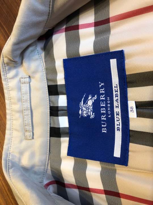バーバリー ブルーレーベル 春物 トレンチコート M