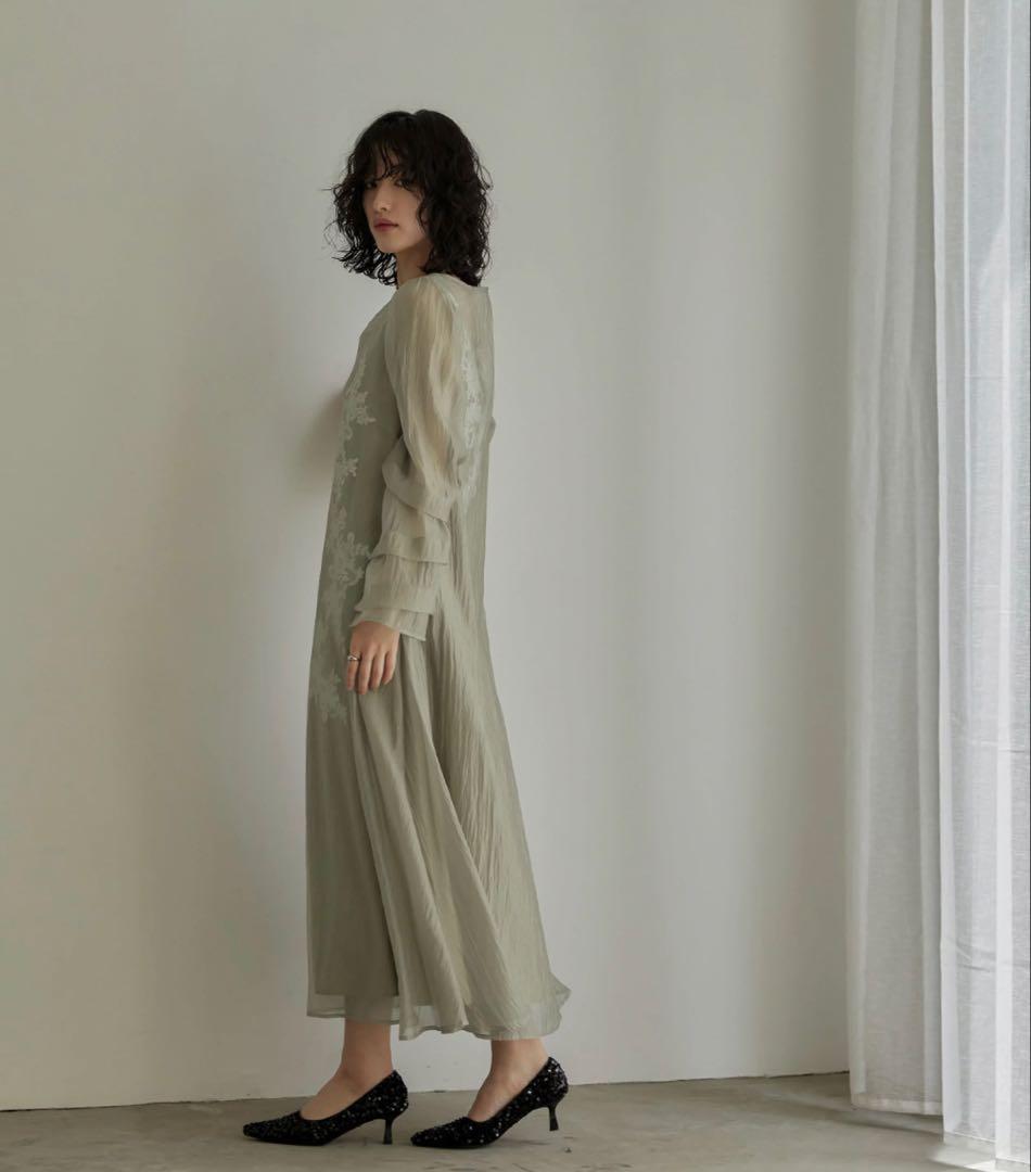 【新品未使用】niana Aラインシアードレス