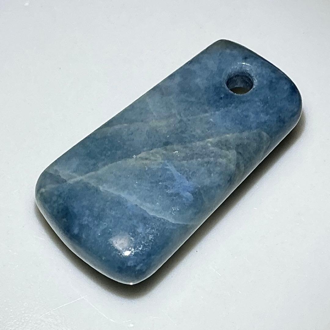コン沢翡翠　銅鐸型ネックレストップ　濃スリムタイプ