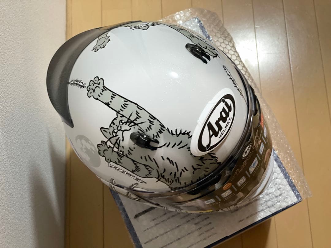 Arai アストロ-GX NEKOフルフェイス ヘルメット 57-58 白