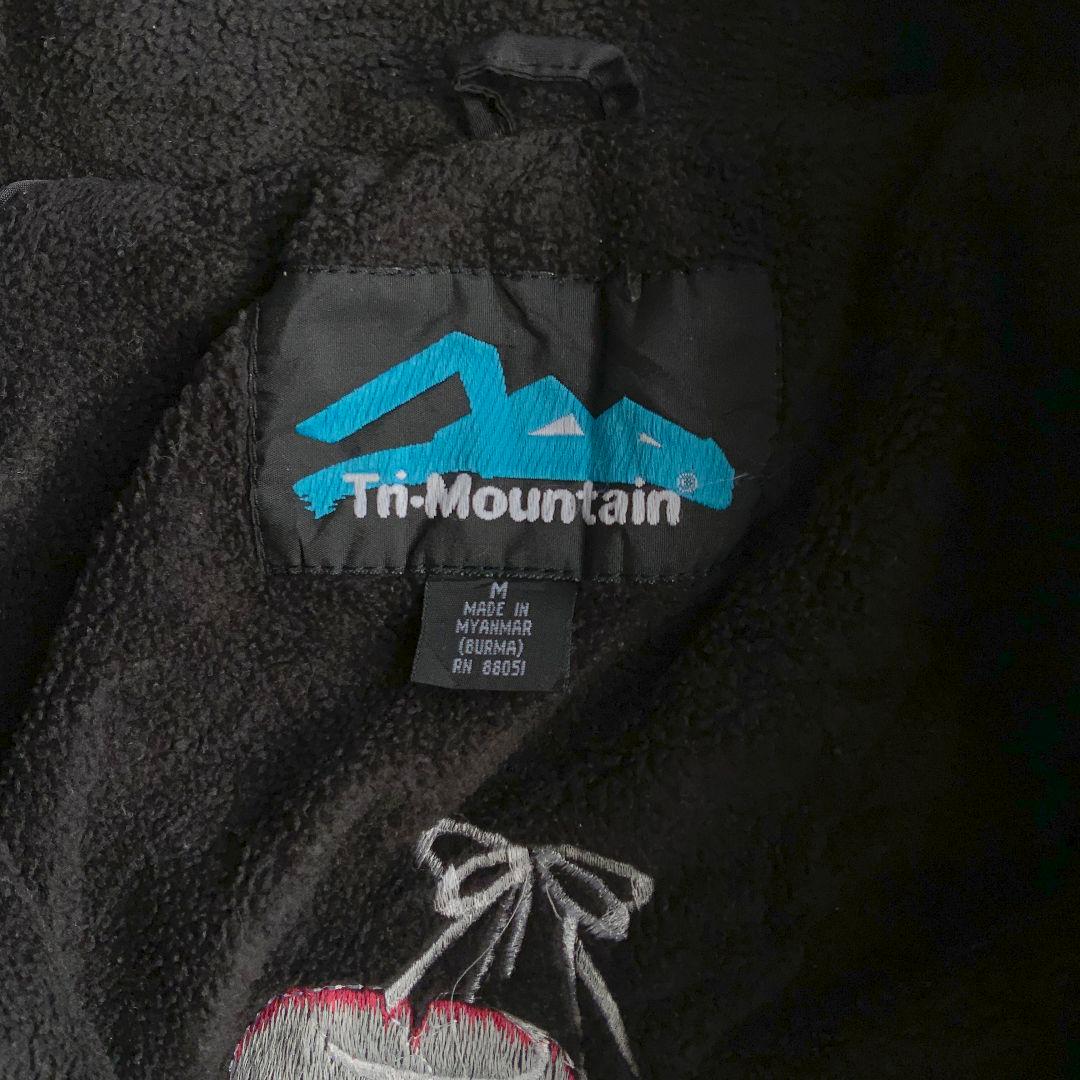 Tn-Mountain ウォームアップジャケット 裏フリース ボクシング柄