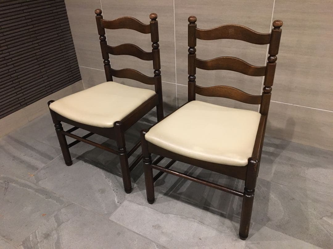 NAGANO ナガノインテリア ヴィンテージチェアー　椅子 2脚