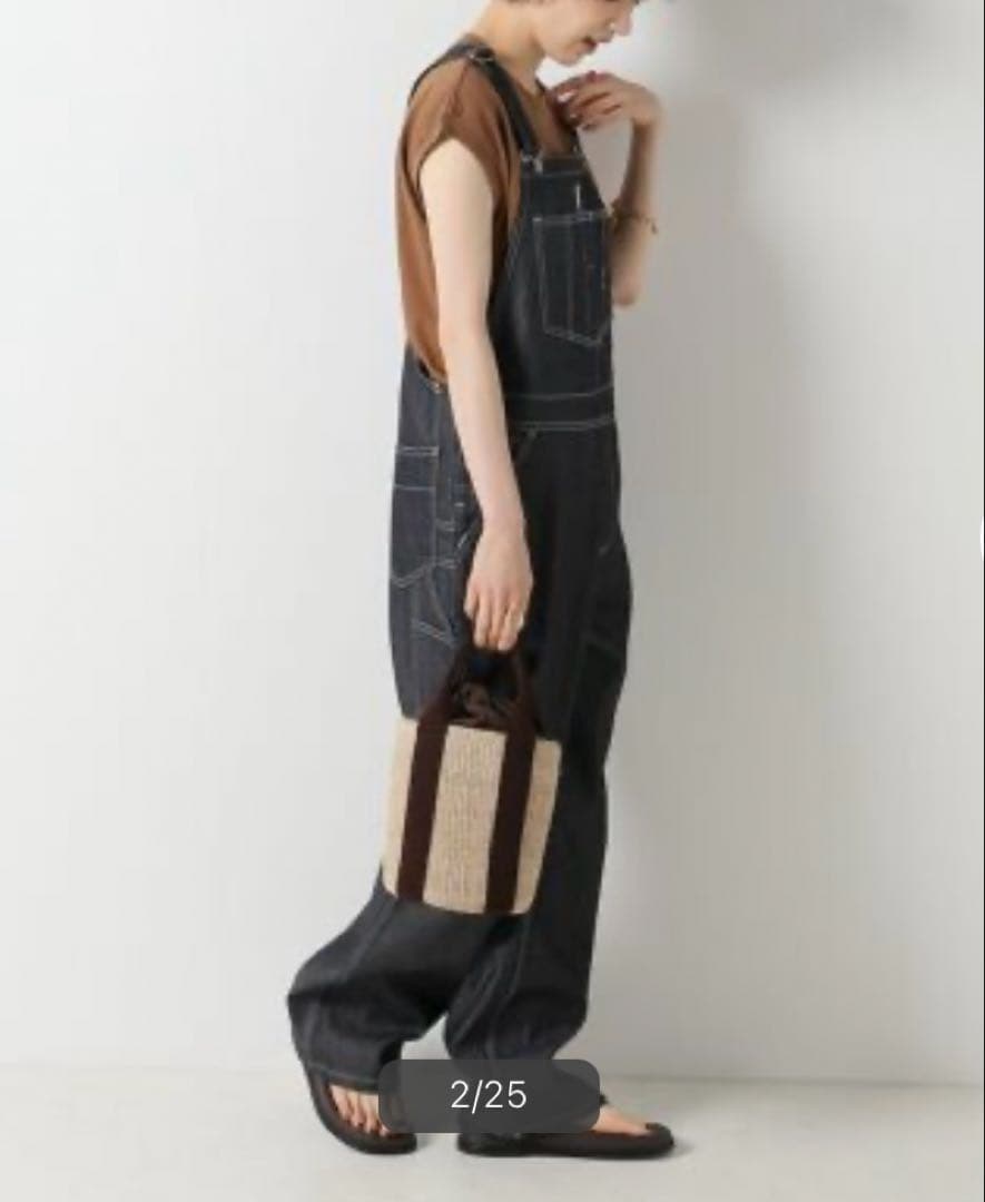 【UNION LAUNCH/ユニオンランチ】スーピマデニムオーバーオール