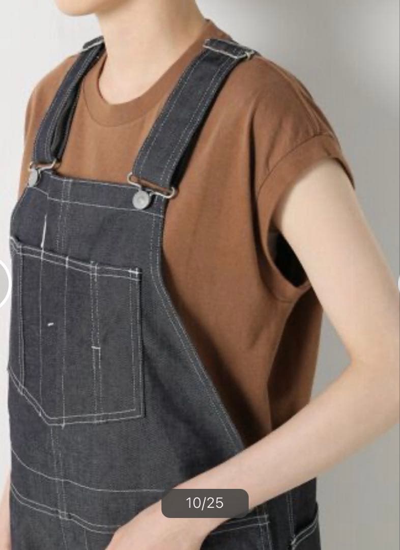 【UNION LAUNCH/ユニオンランチ】スーピマデニムオーバーオール