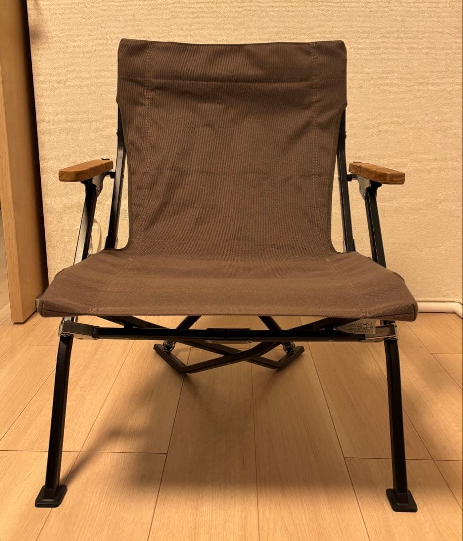  peak ローチェア ショート グレー 折りたたみアウトドアチェア