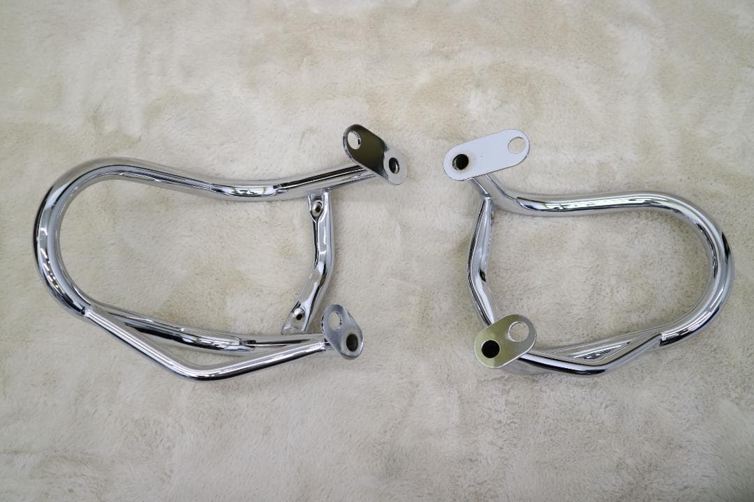 CBR400F エンジンガード メッキ / 左右セット NC17 HONDA